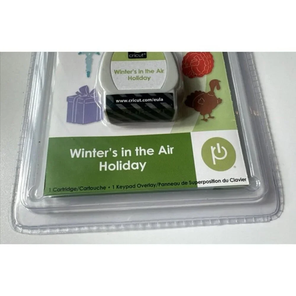 Cricut Winter's In The Air Holiday Sampler Cartridge Winter 2000432 NEW SEALED